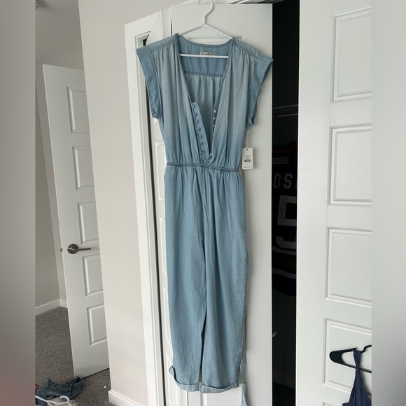 Elegant Blue Women's Romper - Picture 1 of 5